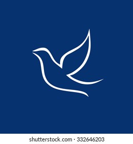 Dove icon, symbol, Holy spirit