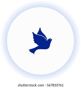 Dove  icon. Vector design.