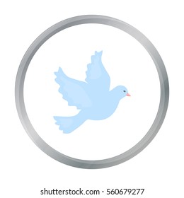 Dove icon of vector illustration for web and mobile