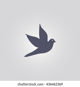 dove icon. vector. sign