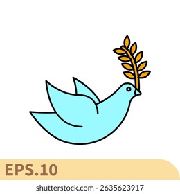 dove icons  symbol vector elements for infographic web