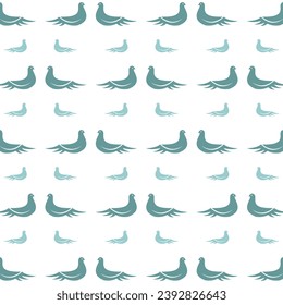 Dove illustration for background design vector
