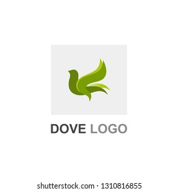 Dove Logo Design Stock Vector