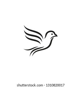 Dove Logo Design Stock Vector Stock Vector (Royalty Free) 1310820017 ...