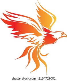 dove logo with hellfire color