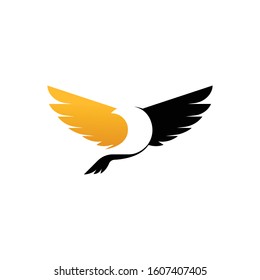 Dove logo icon Vector. Abstract Flying dove logo elegant silhouette design vector Line art style. Dove logo, emblem, template vector illustration design on a white background.