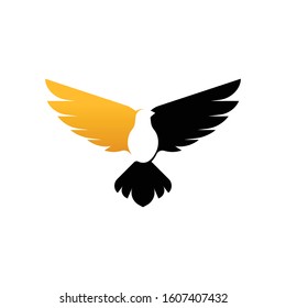 Dove logo icon Vector. Abstract Flying dove logo elegant silhouette design vector Line art style. Dove logo, emblem, template vector illustration design on a white background.