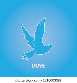 Dove logo with minimalistic design