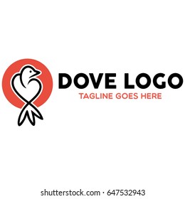 Dove Logo Template