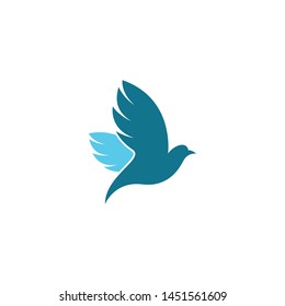 Dove logo template vector icon