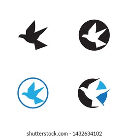 Dove Logo Template vector illustration