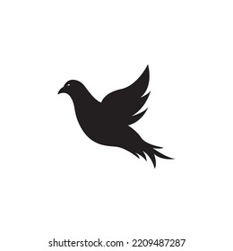 Dove Logo Template vector illustration design