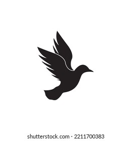 Dove Logo Template vector illustration design