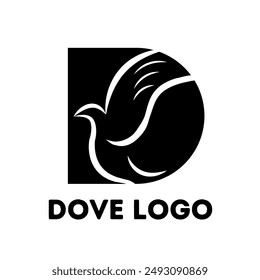 Dove logo vector with eps format file.