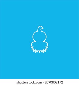 dove logo vector template line art