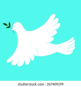 the dove with an olive branch