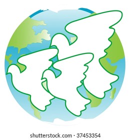 dove on planet