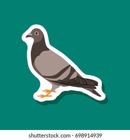 dove paper sticker