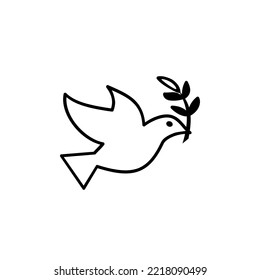 Dove of peace icon collection