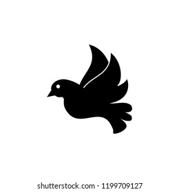 Dove of peace icon. Element of war and piece. Premium quality graphic design icon. Signs and symbols collection icon for websites, web design, mobile app on white background