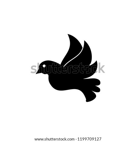 Dove of peace icon. Element of war and piece. Premium quality graphic design icon. Signs and symbols collection icon for websites, web design, mobile app on white background