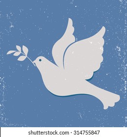 Dove of Peace, Pigeon with olive branch