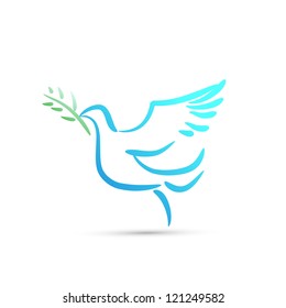 Dove Peace Vector Stock Vector Royalty Free