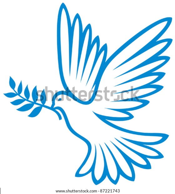 Dove Peace Vector Stock Vector (Royalty Free) 87221743