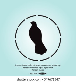
Dove of Peace vector icon