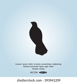 Dove of Peace vector icon