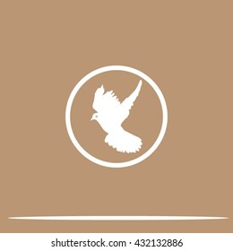 Dove of Peace vector icon