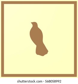 Dove of Peace vector icon