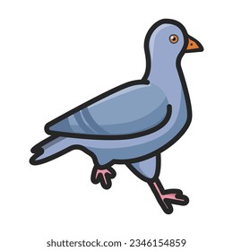 Dove of peace vector icon.Color vector icon isolated on white background dove of peace.