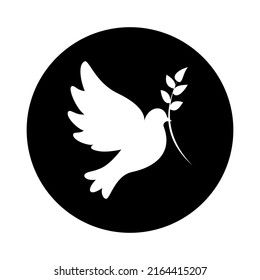 Dove Peace Vector Illustration Stock Vector (Royalty Free) 2164415207 ...