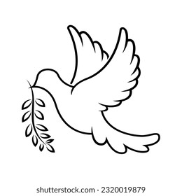 Dove of Peace Vector illustration