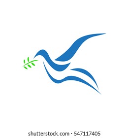 Dove of Peace - vector illustration.