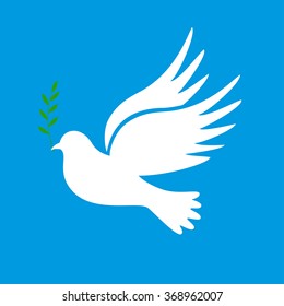 Dove of peace. Dove of Peace Vector. Peace dove, symbol of peace