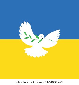 the dove of peace in the war with Ukraine