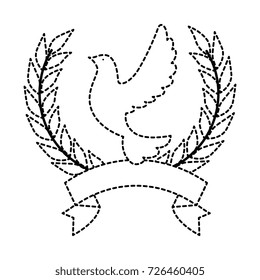 dove of peace with wrench