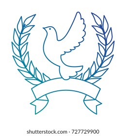 dove of peace with wrench