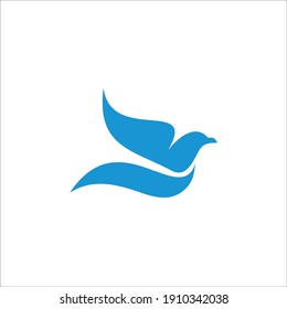 Dove Pigeon Beautiful Flying logo del concepto