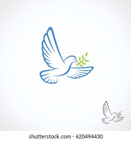 Dove set. Vector