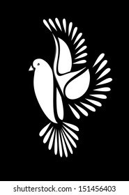 Dove stylized
