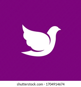 Dove, a symbol of peace and purity. The biblical symbol of the Holy Spirit.