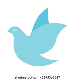 Dove Vector Flat Icon For Personal And Commercial Use.
