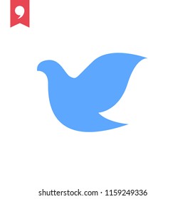 Dove vector icon