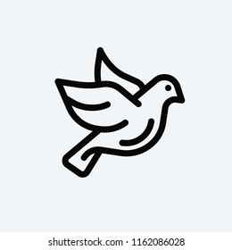 Dove vector icon