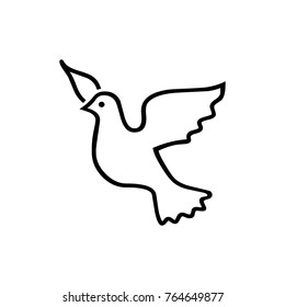 Dove vector icon