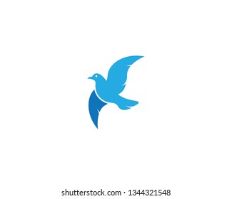 Dove vector icon illustration