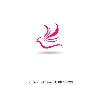 Dove vector icon illustration design